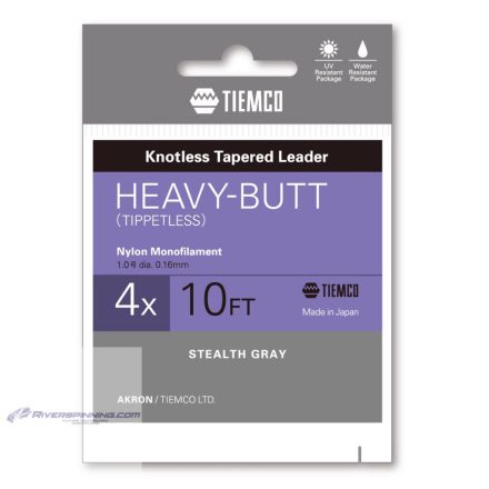 TIEMCO VÉKONYODÓ ELŐKE HEAVY BUTT LEADER 10ft 2X