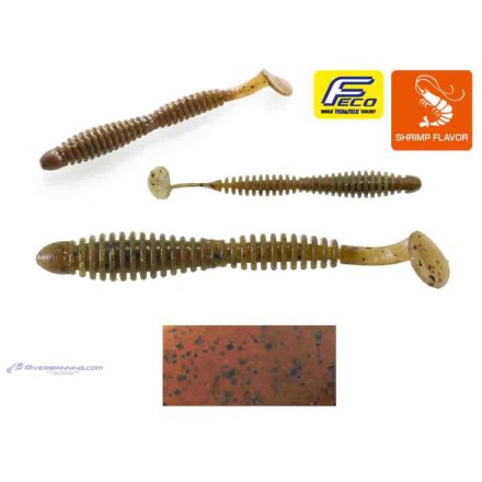 TIEMCO LOCOISM FLEXY SHAD 3" 7.6cm #102 GP/BKF