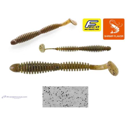 TIEMCO LOCOISM FLEXY SHAD 3" 7.6cm #161 Whitefish SP