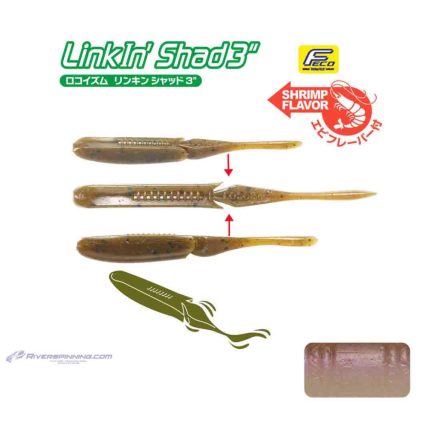 TIEMCO LINKIN SHAD 5" 12.5cm Color 226