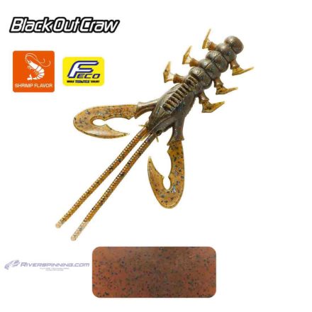 TIEMCO BLACK OUT CRAW 4" 10cm Color 102