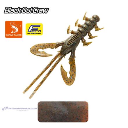 TIEMCO BLACK OUT CRAW 4" 10cm Color 133