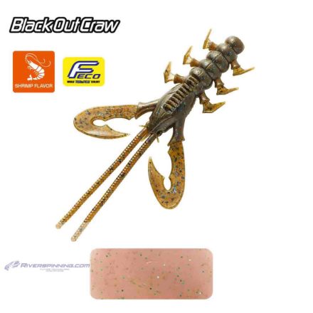 TIEMCO BLACK OUT CRAW 4" 10cm Color 155