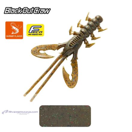 TIEMCO BLACK OUT CRAW 4" 10cm Color 164