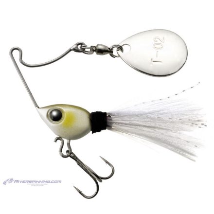 SPINNERBAIT TIEMCO NECROMANCER 6.5gr 45mm 01 Pearl Ayu