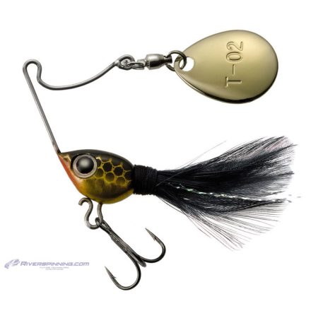 SPINNERBAIT TIEMCO NECROMANCER 6.5gr 45mm 02 Holo Gold Black