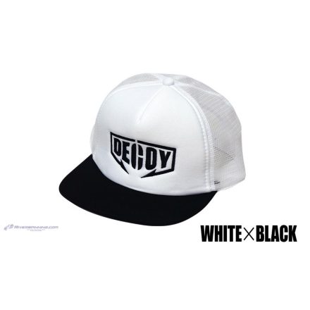 SAPKA DECOY DA-17 FLAT MESH CAP White Black