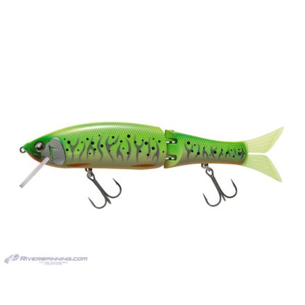 SWIMBAIT TIEMCO MB-1 CUSTOM 175F 175mm 40gr Color 11 Lime Storm Chart Back