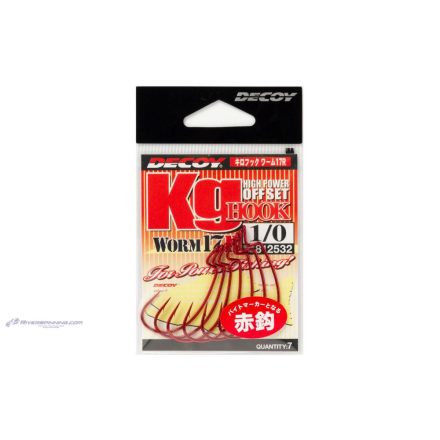 OFFSET HOROG DECOY WORM 17R KG 1 Blood Red