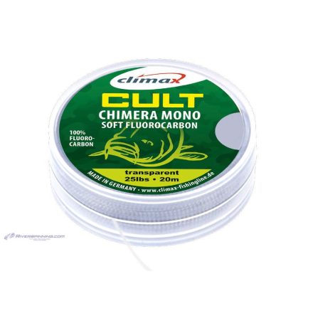 CLIMAX CULT CARP CHIMERA SOFT FLUOROCARBON HOOKLINK 20m 0.50mm 30lb