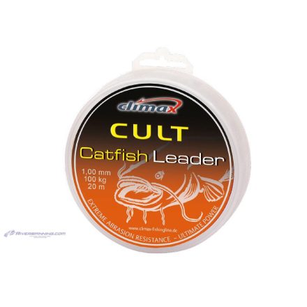 CLIMAX CULT CATFISH HAVY BRAID LEADER 20m 1.00mm 100kg Grey