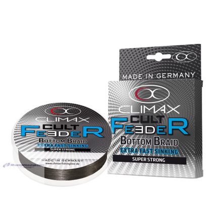 CLIMAX CULT FEEDER BOTTOM BRAID 110m 0.06mm 3.2kg Dark Grey