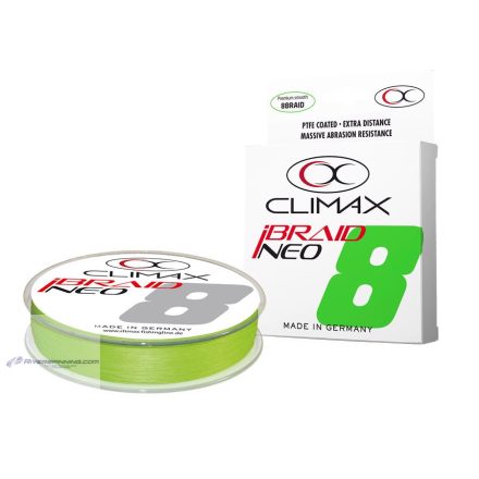 CLIMAX iBRAID NEO X8 FLUO CHARTREUSE 135m 0.06mm 3.2kg