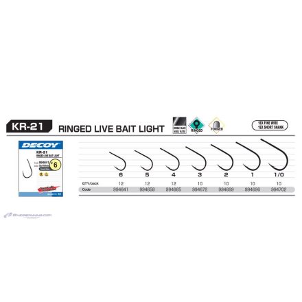 HOROG DECOY KR-21 ROUND LIVE BAIT LIGHT 6