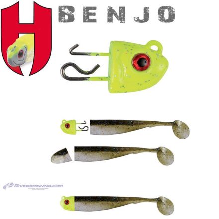 JIG FEJ ÓLOM BENJO JOINTED 5.5gr Chartreuse