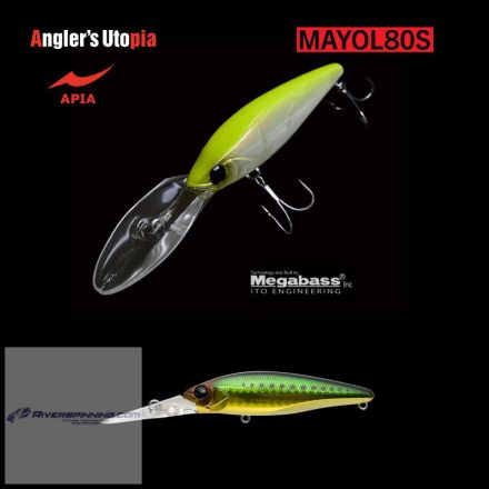 APIA MAYOL 80S 80mm 15gr 08 Green Gold Iwashi