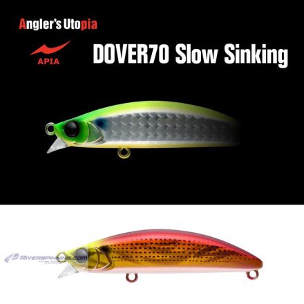 APIA DOVER 70 SLOW SINKING 70mm 10gr 01 Red Gold Konoshiro