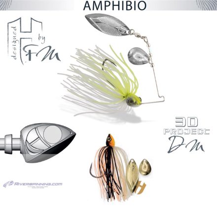 SPINNERBAIT AMPHIBIO TANDEM 1/4oz 7gr Kinkuro