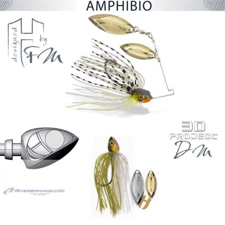 SPINNERBAIT AMPHIBIO WILLOW 3/8oz 10.5gr Ayu