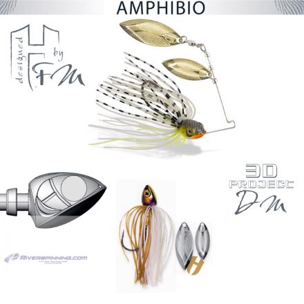 SPINNERBAIT AMPHIBIO WILLOW 3/8oz 10.5gr Wakasagi