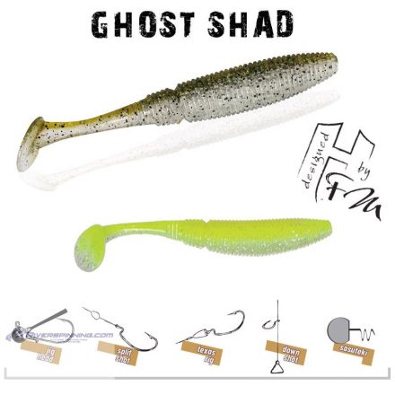 GHOST SHAD 10cm CHARTREUSE IMPACT