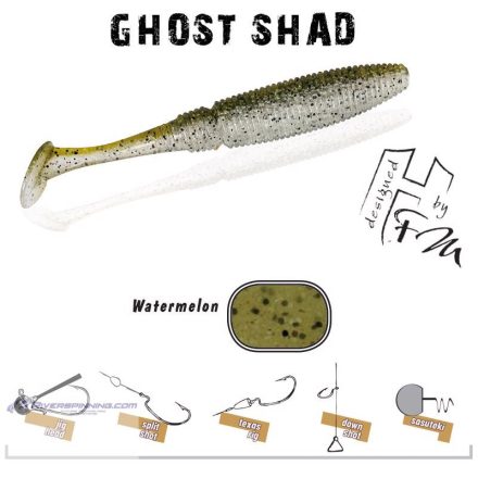 GHOST SHAD 10cm WATERMELON