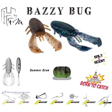 BAZZY BUG 3.2" 8cm Sumer Craw