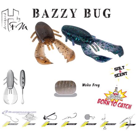 BAZZY BUG 3.2" 8cm Waka Frog