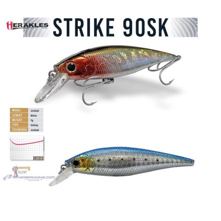 STRIKE 90SK 9cm 11gr Sarda Chrome