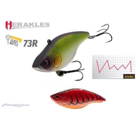 BLAZE RATTLE 73R S 7.3cm 17gr Red Craw