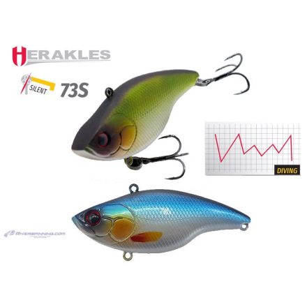 BLAZE RATTLE 73 SILENT S 7.3cm 17gr Crome Blue