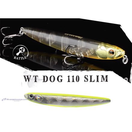 WT-DOG 110 SLIM 11cm 13.5gr Chartreuse Shine