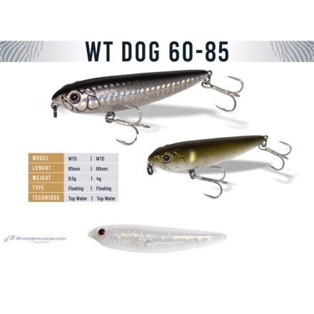 WT-DOG 60 6cm 4gr Ghost Sarda Glow