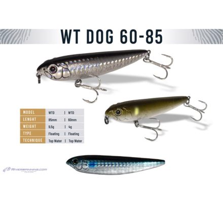 WT-DOG 60 6cm 4gr Blue Fish