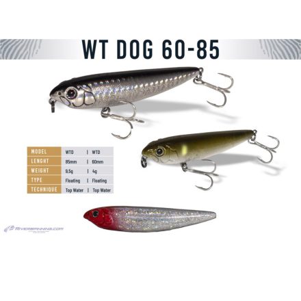 WT-DOG 60 6cm 4gr Red Head Holo