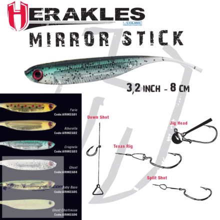 MIRROR STICK SHAD 3.2" 8.1cm BABY BASS