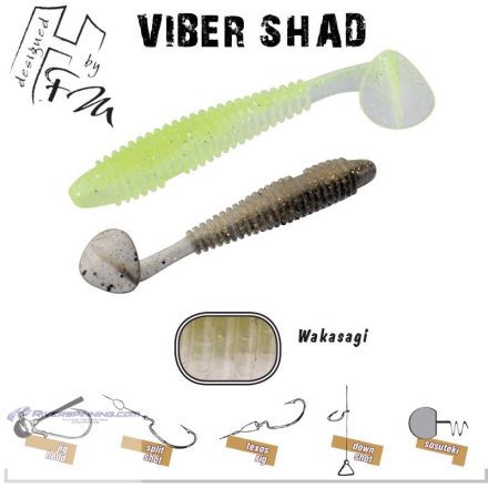 VIBER SHAD 3.8" 9.7cm WAKASAGI