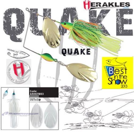 SPINNERBAIT QUAKE 1 1/2oz 42gr White