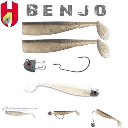 COMBO HOROG BENJO SHAD 3" 7.5cm WHITE SILVER