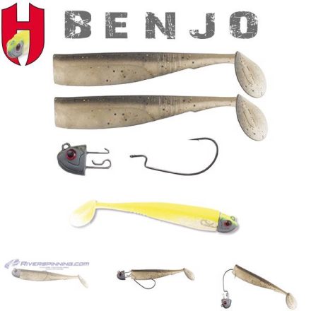 COMBO HOROG BENJO SHAD 3" 7.5cm CHARTREUSE IMPACT