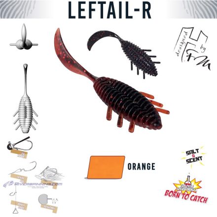 LEFTAIL-R 1.8" 4.5cm Orange