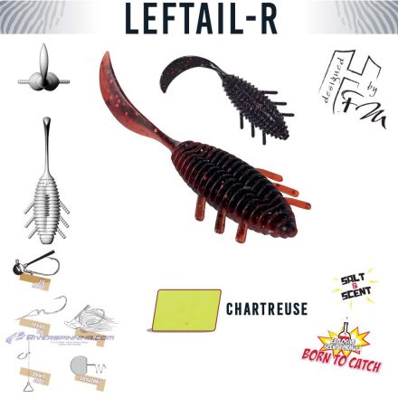 LEFTAIL-R 1.8" 4.5cm Chartreuse