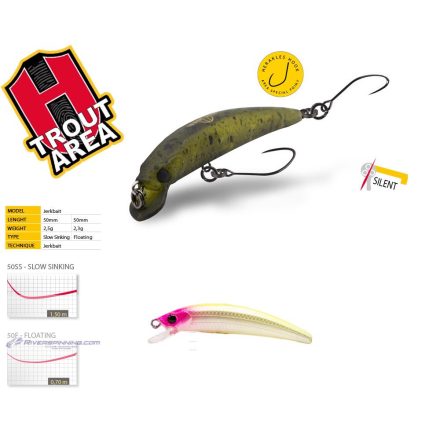 TESER 50F 5.0cm 2.3gr Pink Head Chartreuse