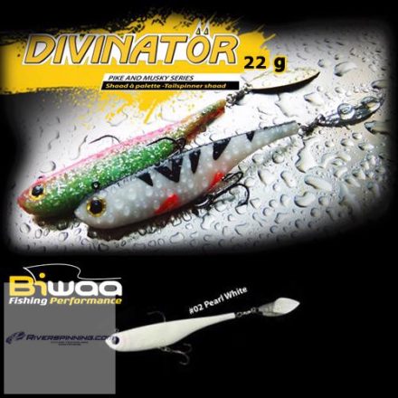 BIWAA DIVINATOR JUNIOR 14cm 22gr 02 Pearl White