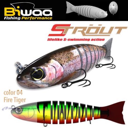 BIWAA STROUT 5.5" 14cm 29gr 04 Fire Tiger