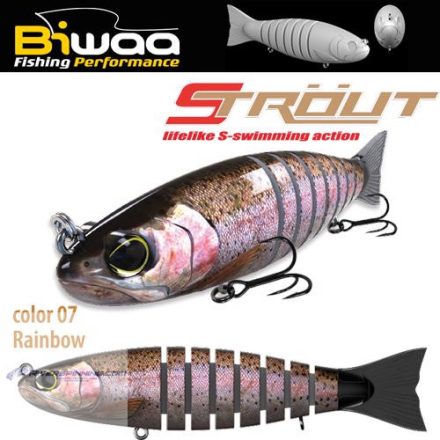 BIWAA STROUT 5.5" 14cm 29gr 07 Rainbow