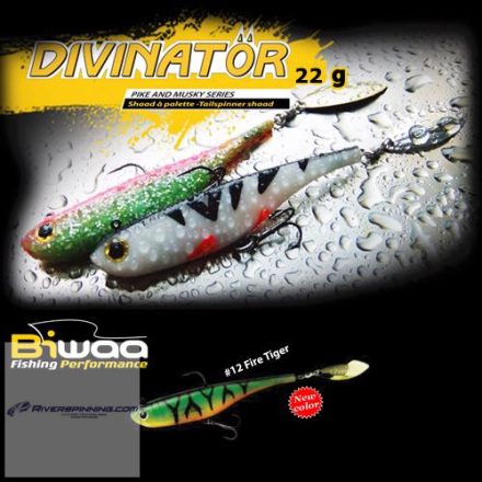 BIWAA DIVINATOR MEDIUM 18cm 35gr 12 Fire Tiger