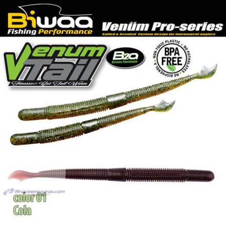 BIWAA VENUM TAIL 4" 10cm 01 Cola