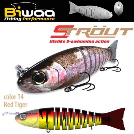 BIWAA STROUT 5.5" 14cm 29gr 14 Red Tiger