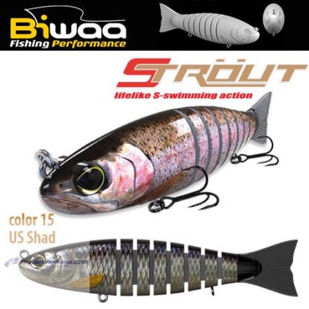 BIWAA STROUT 5.5" 14cm 29gr 15 US Shad